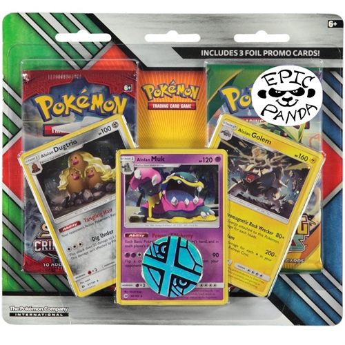 Enhanced 2-Pack Blister (Dugtrio, Muk, Golem) - Pokemon kort